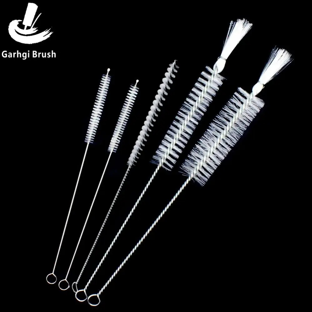 Nylon rohr Reinigungs bürsten manuelle Handwerkzeuge Stroh glas Wasch düsen Flasche Test labor Kolben reiniger Haushalts zubehör – Detail 6