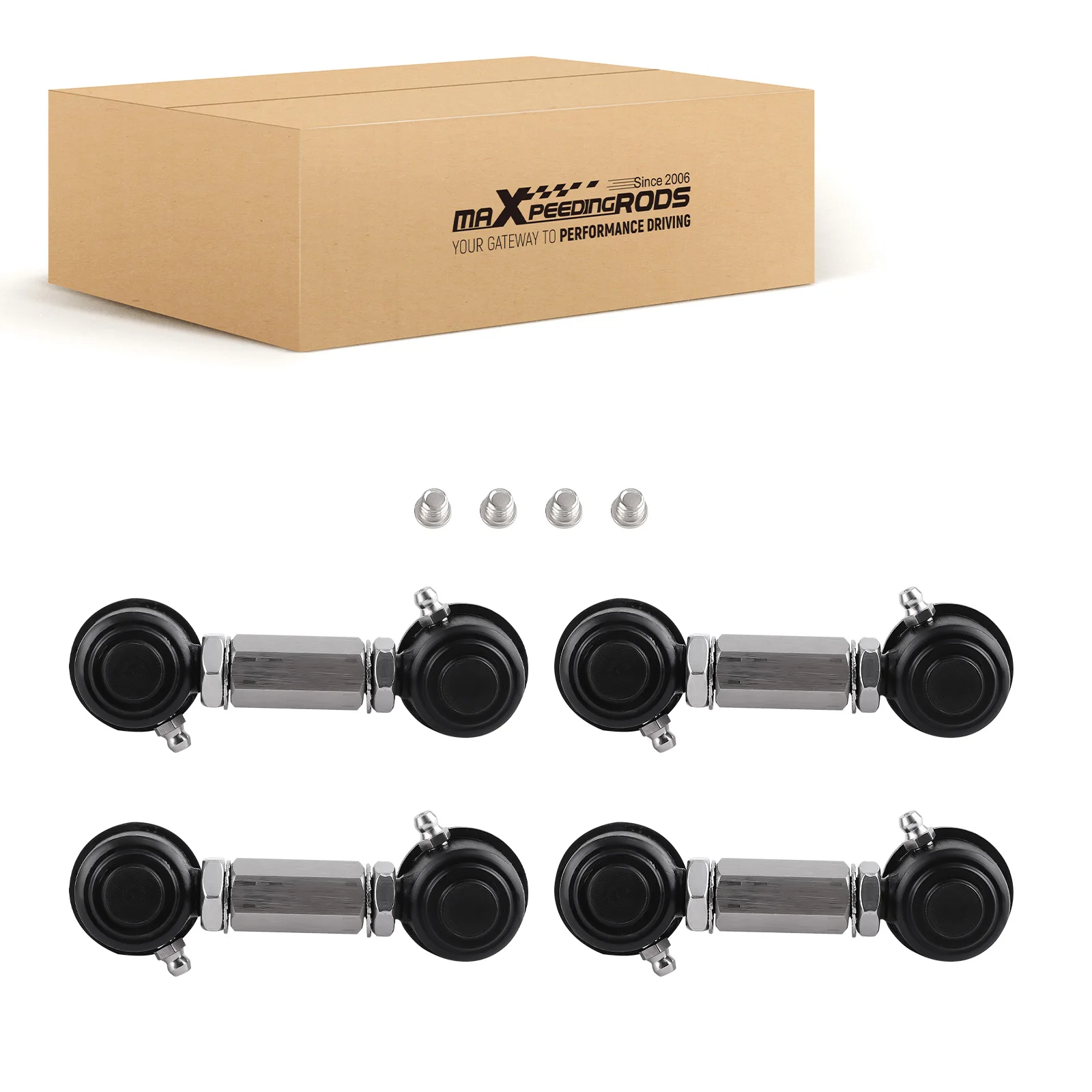 

Suspension Front & Rear Sway Bar Links Adjustable Kits For 2006-2011 Honda Civic