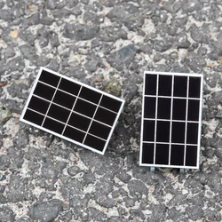 Simulation Miniature Solar Photovoltaic Panel Model Diy Building Sand Table Scene Materials Diorama Kit 1Pcs