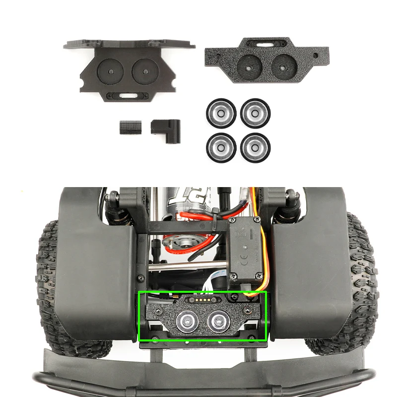 1set Simulated Magnetic Quick Disassembly Car Shell Buckle for 1/10 RC Crawler Car Traxxas YK4107 Accessories