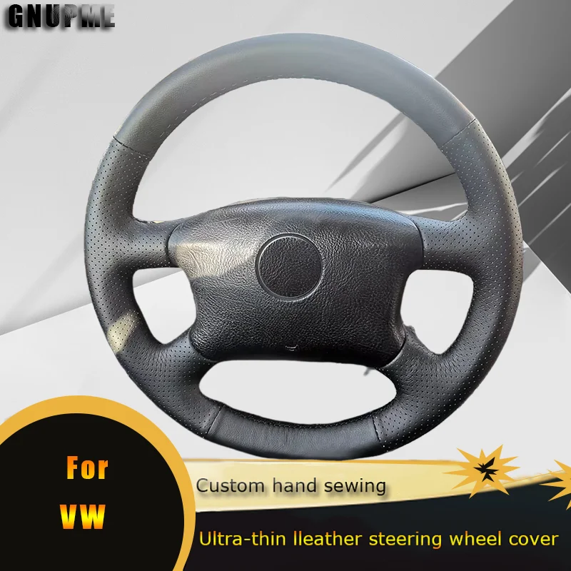 

DIY Car Steering Wheel Cover Sewn Non Slip Perforated Leather For JVW Golf 4 MK4 1998-2004 Passat B5 1996-2005 Car Accessories