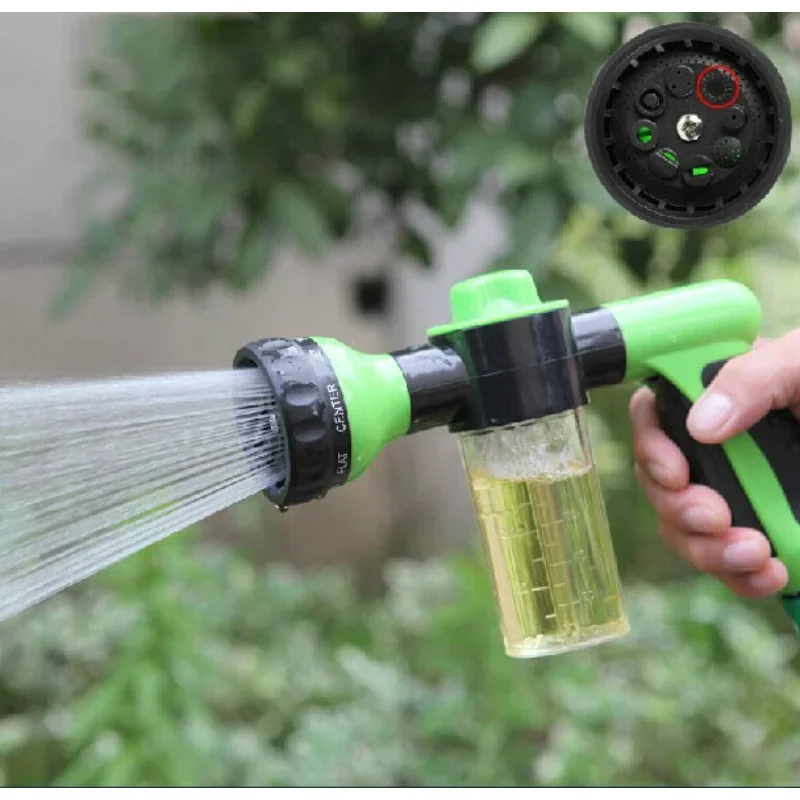 Durable 8 in 1 Foam High-Pressure Car Washing Water Gun Vehicle Mounted Car Washing Supplies Household Car Washer