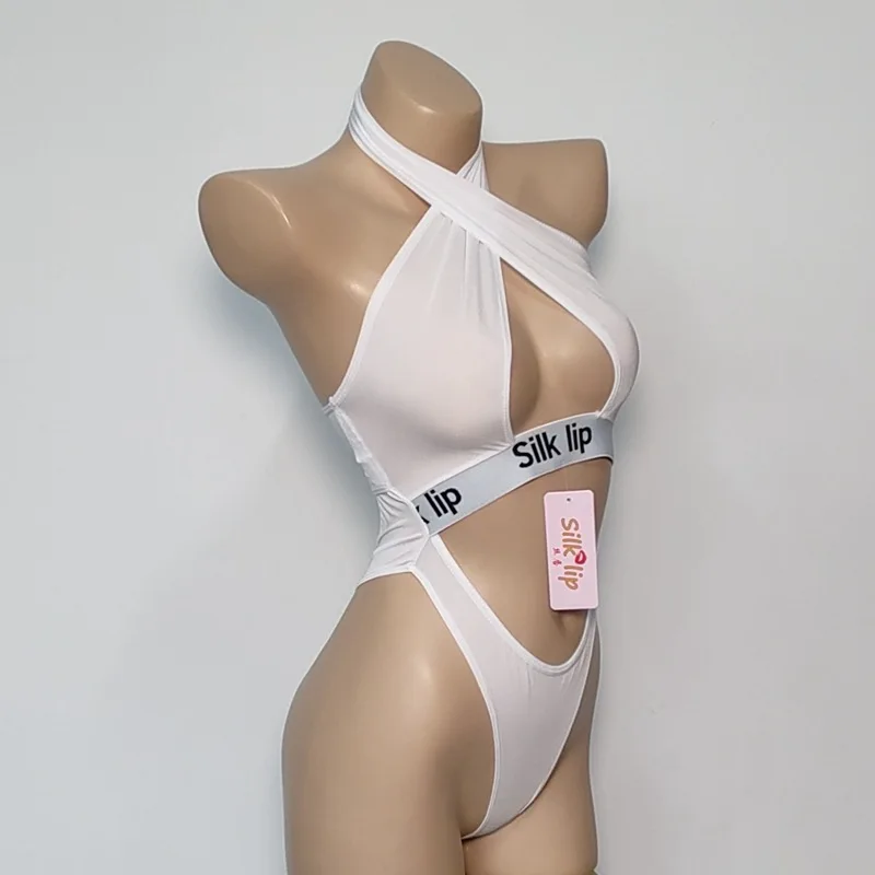 Cross Backless Extreme Thong Lingerie Female Swimwear One Piece Swimsuit Women Monokini High Cut Bathing Swim Beach Bodysuit