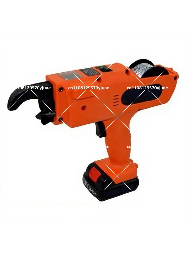 Cordless Rebar Tying Machine 12V 3000mAh, Automatic Steel Bar Binder Tool for Construction Work