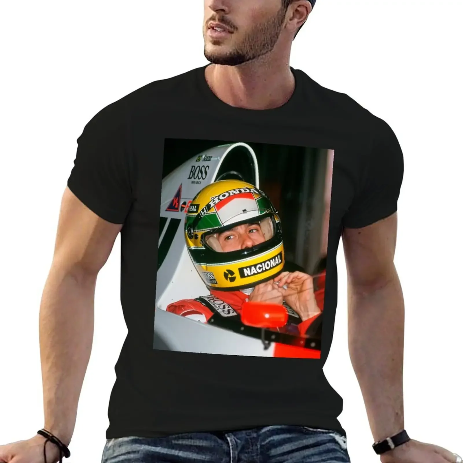 

Ayrton Senna: Racing Legend T-Shirt Funny t-shirt new gifts and t-shirts fashion shirts graphics oversized t shirt men