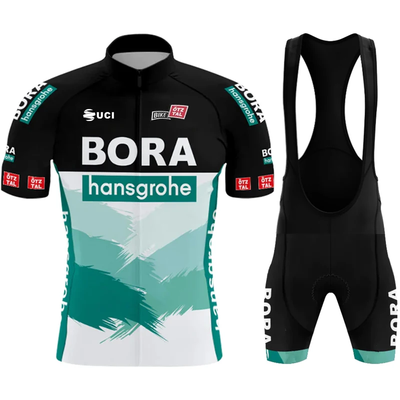 Giacca da ciclismo da uomo Mountain Bike 2023 UCI BORA abbigliamento Set da uomo camicia in Jersey estivo bicicletta Mtb Tricuta uomo Outfit Set