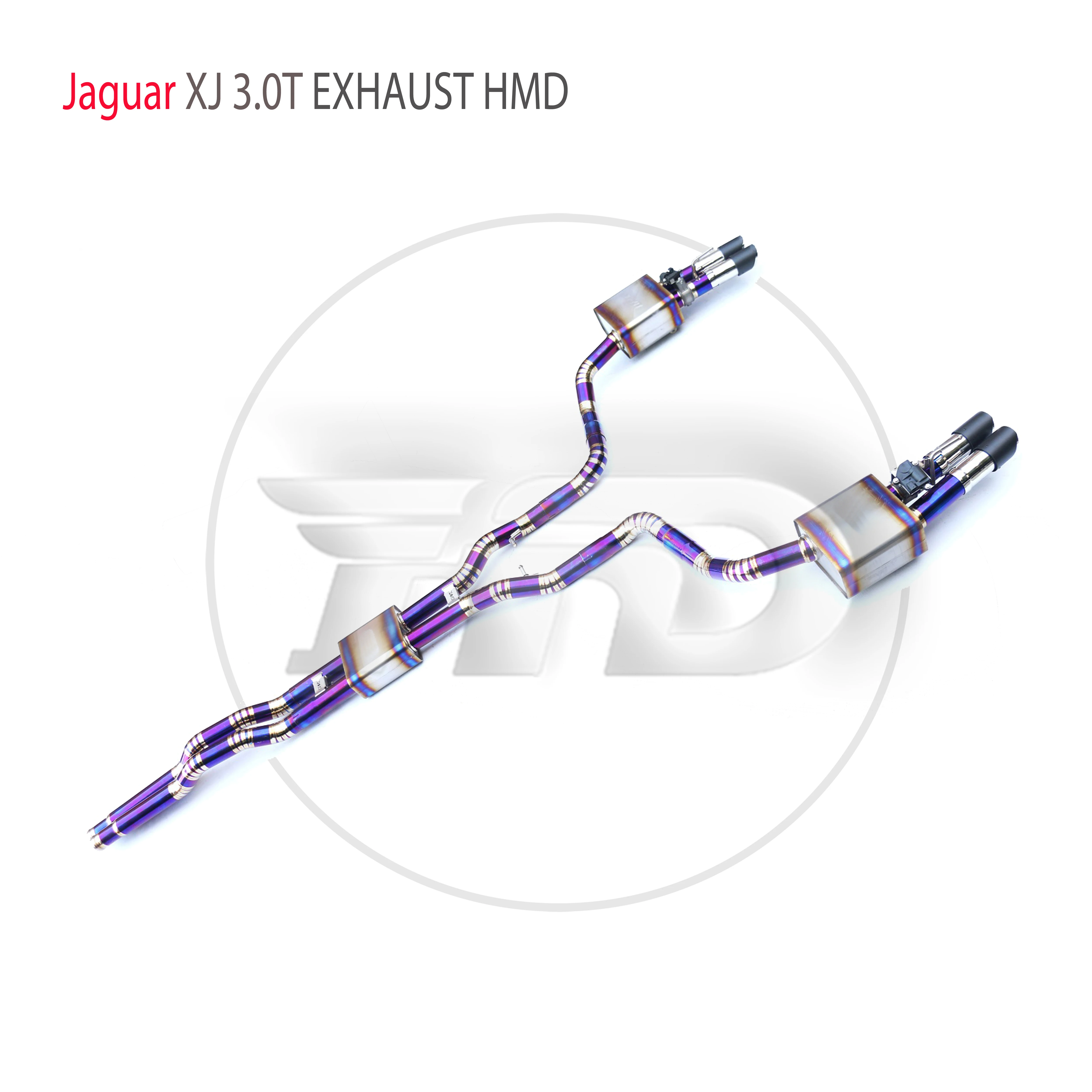 

HMD Titanium Alloy Exhaust System Performance Catback is Suitable For Jaguar XJ 3.0T Auto Modify Electronic Valve