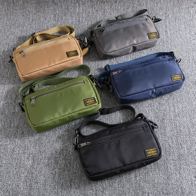 Casual Oxford Cloth Small Crossbody Bag Unisex Portable Mobile Phone Bag Simple Versatile Workwear Stylish Trendy Handbag