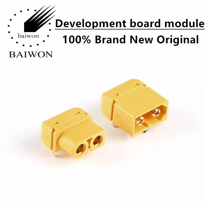 XT30PW-M XT30PW-F Mannelijke/Vrouwelijke Board Gemonteerde Horizontale Luchtvaart Model Lithium Batterij Controller Connector Plug
