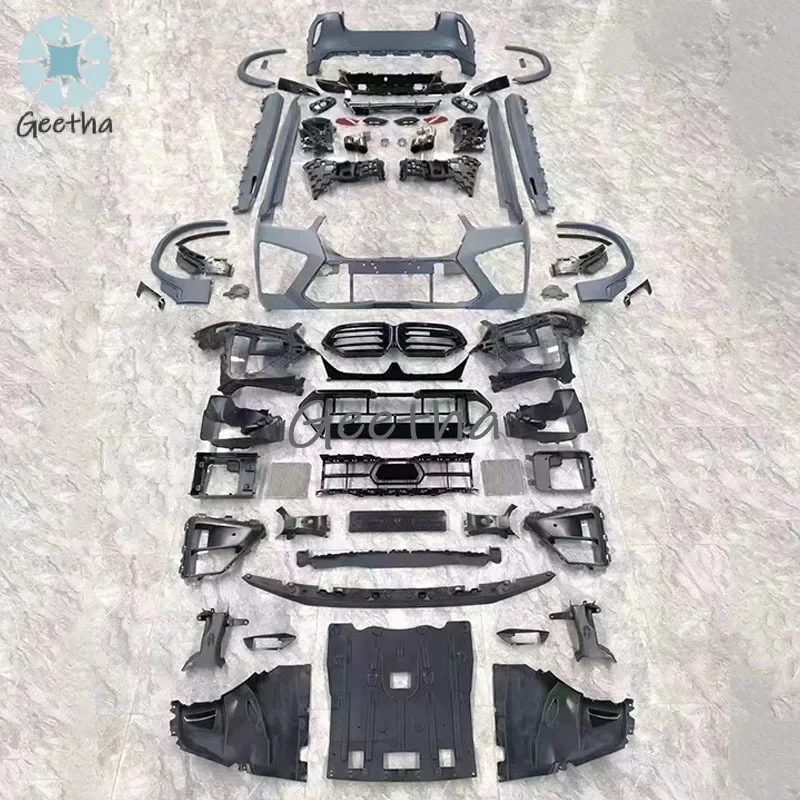 

X6 g06 x6m car bumper for BMW 2024 G06 X6M Upgrade to X6M LCI body kits for front/rear bumper diffuser grille