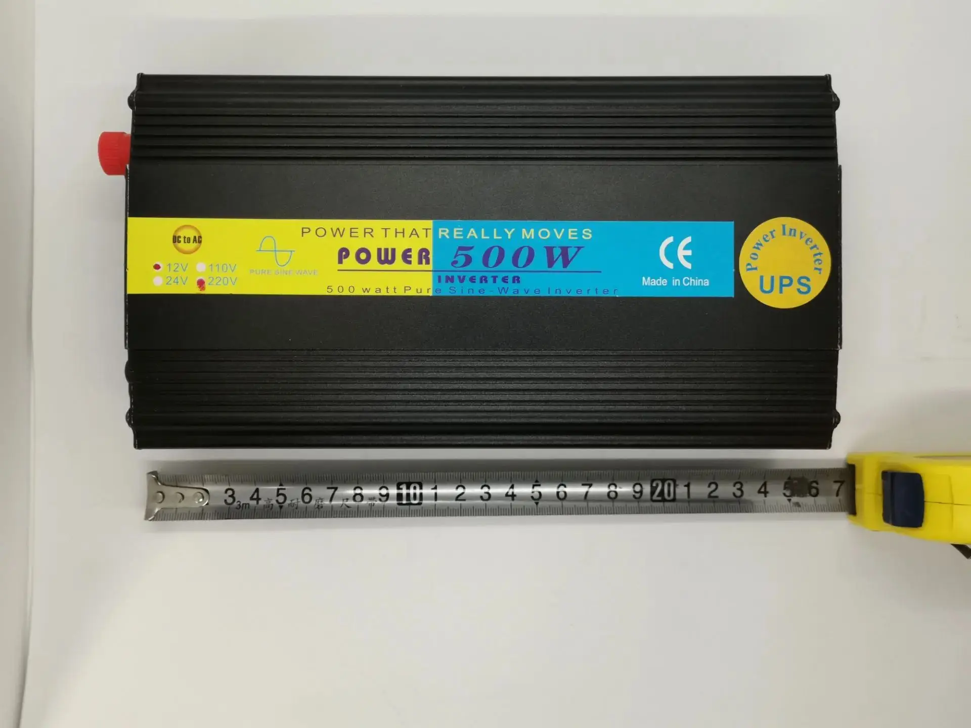 Imagem -02 - Fonte de Alimentação Ups de Emergência 500w dc 12v a 220v ac 50hz Recarregável Pure Senoidal Inversor com Carregador de Bateria Lifepo4