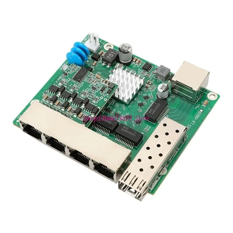 Space Saving 6 Port RJ45 Gigabit Ethernet Switches Module With LED Indicators For Stable Data Transfer 