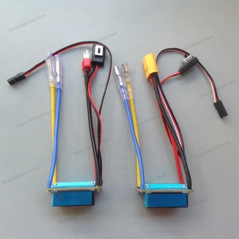 For 160A Waterproof Brushed Electric Adjustable T-shaped Plug and XT60 380 Motor