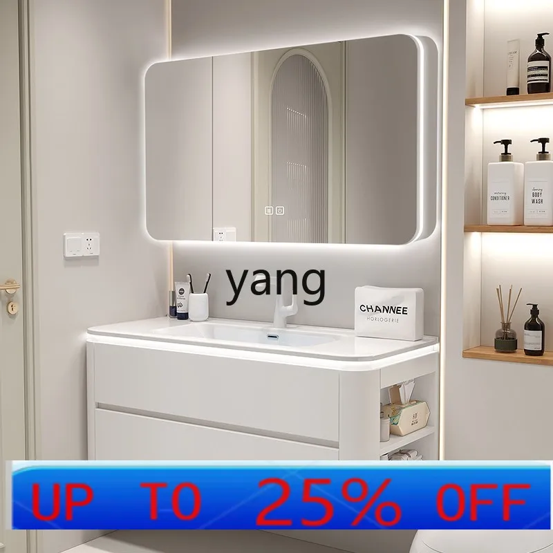 

Умывальник LHH с закругленными углами, керамический, интегрированный, с изогнутой столешницей, для ванной комнаты