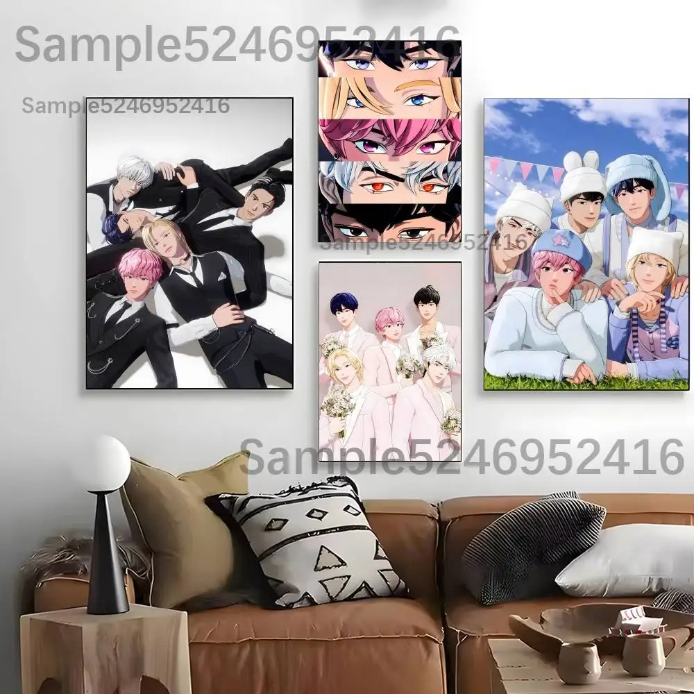 P-PLAVE Caligo Pt.2 Poster For Gift Wall Art Decoration Painting Office Decoration Frameless Waterproof