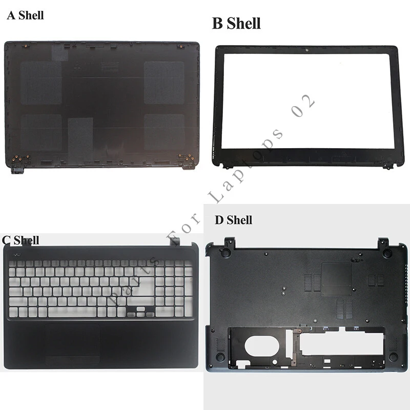 

P For Acer Aspire E1-570G E1-532 E1-572G E1-572 A/B/C/D Shell Top Bottom Cover