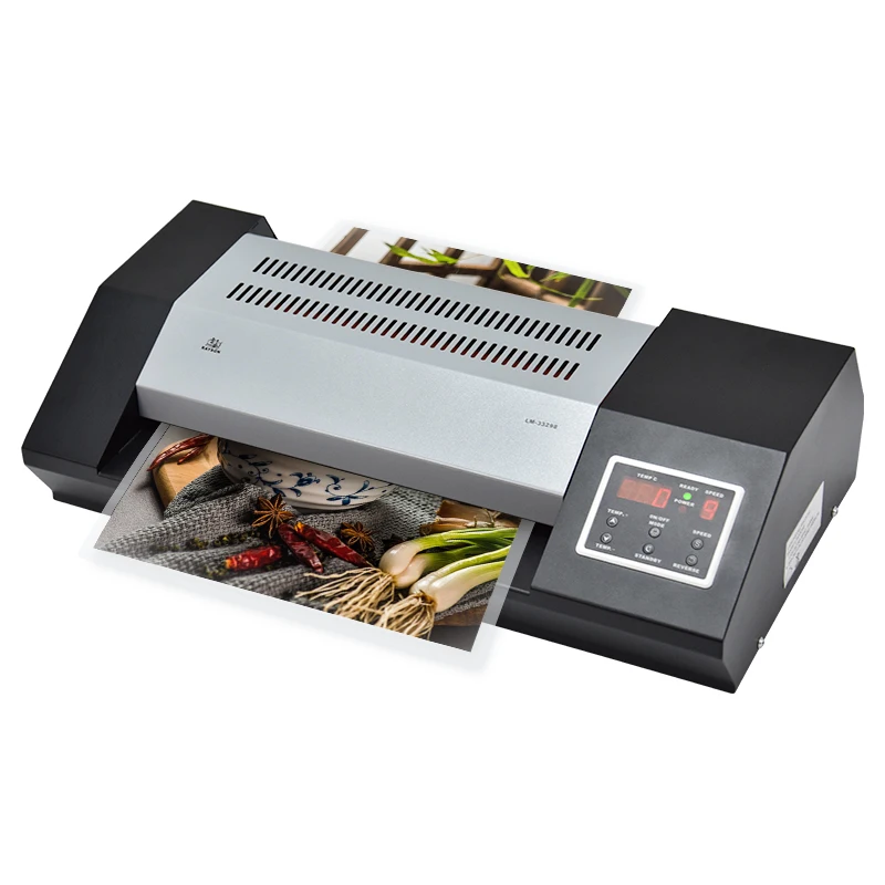 Factory Direct LM8-330 Eight Rollers Automatic Photo Paper Laminator Machine Adjustable Speed for A3 A4 A5 A6 Sizes