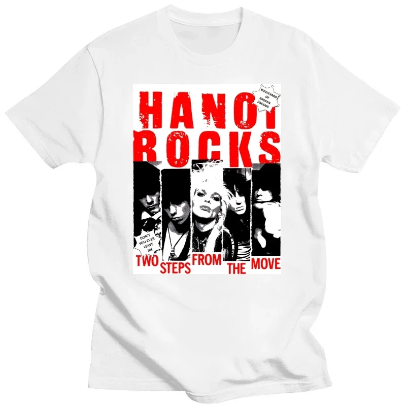 Hanoi Rocks Two Steps Men's TShirt manga vintage anime clothes tshirts for mens designer clothing funny vintage graphic t shirts