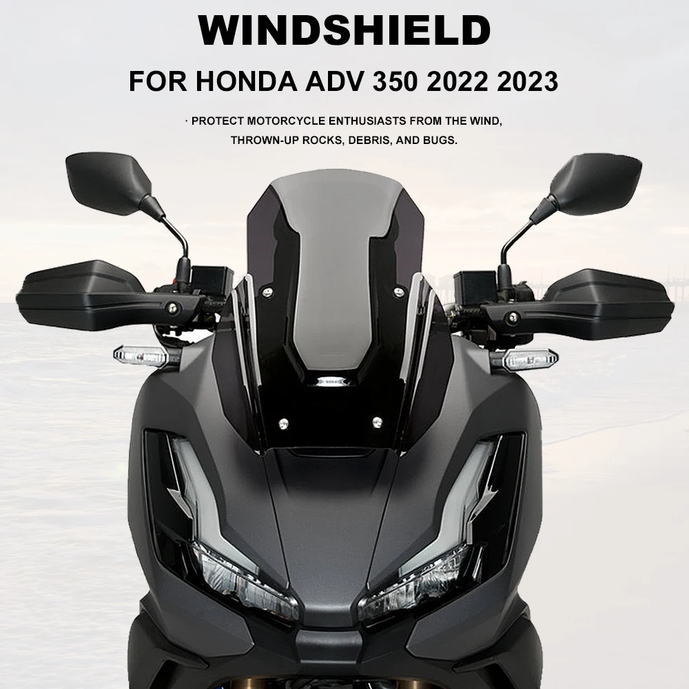 

New Motorcycle Accessories Windshield Windscreen Wind Deflector Spoiler Protector NEW For HONDA ADV350 adv 350 2022 2023 ADV-350