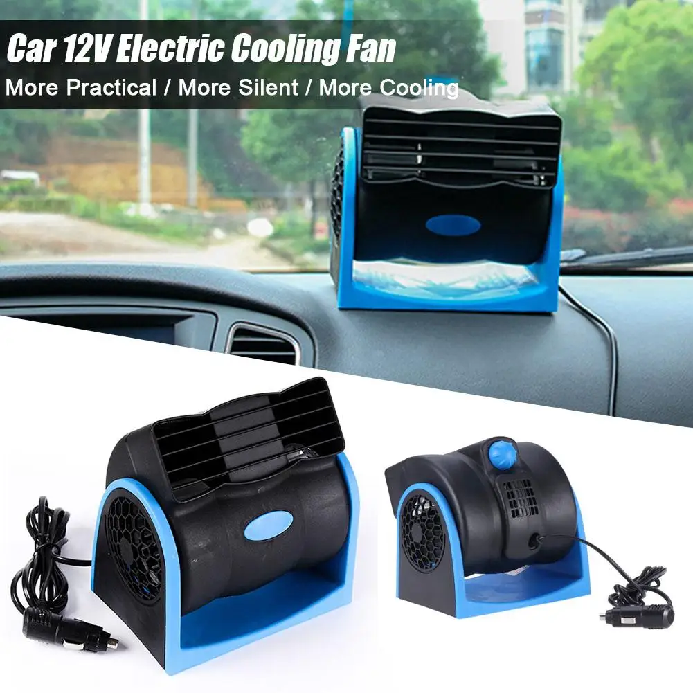 12V 24V Mini Portable Car Auto Cooler Fan Adjustable Fan Cooling Air Lighter Conditioning Plug Vehicle Fan Vent Air Cigaret H9E0