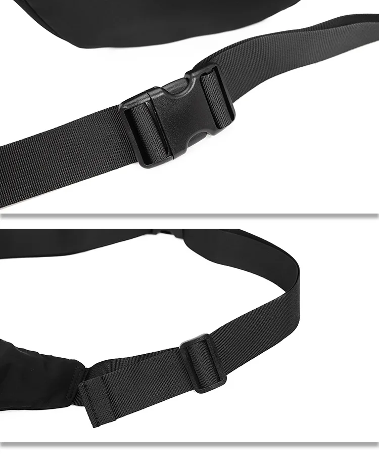 New Fashionable Men's Crossbody Bag, Casual Waterproof Chest Bag, Simple and Lightweight, Multi-layer Crossbody Small Waist Bag