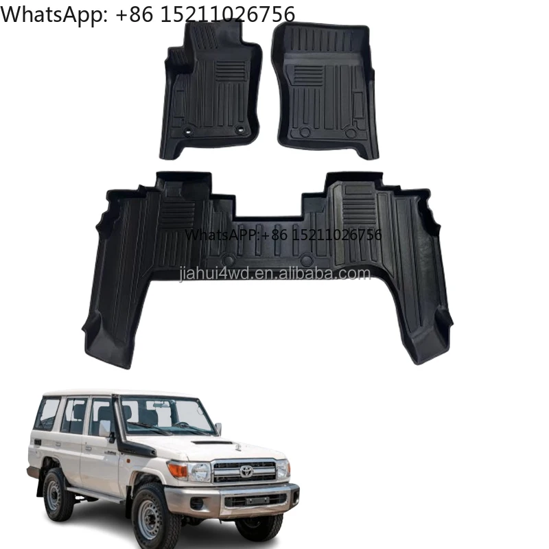 

Автомобильный коврик для Toyota LC70/76/79 Land Cruiser 2022 2023 2024, водонепроницаемые коврики FJ76 Cruiser, аксессуары для интерьера