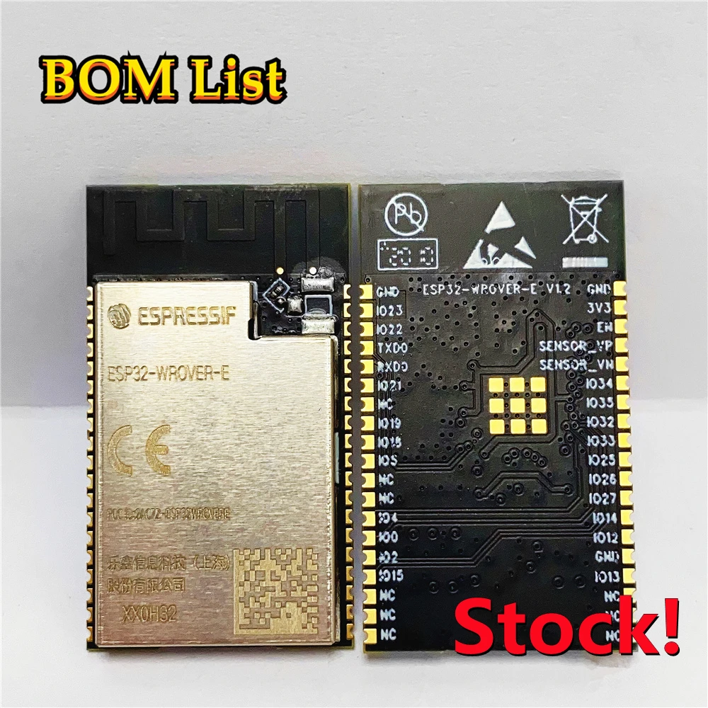 

100PCS ESP32-WROVER-E 4MB 8MB 16MB ESP32-WROVER ESP32-WROVER-E-N4R8 ESP32-WROVER-E-N8R8 Dual-Core Wi-Fi& BLE Module ESP32 ECO V3