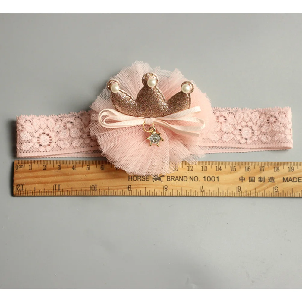 

3pcs Baby Headband Crown Hair Bands For Infant Girls Soft Bowknot Hair Accessories Newborn Toddlers Party Wedding Gift
