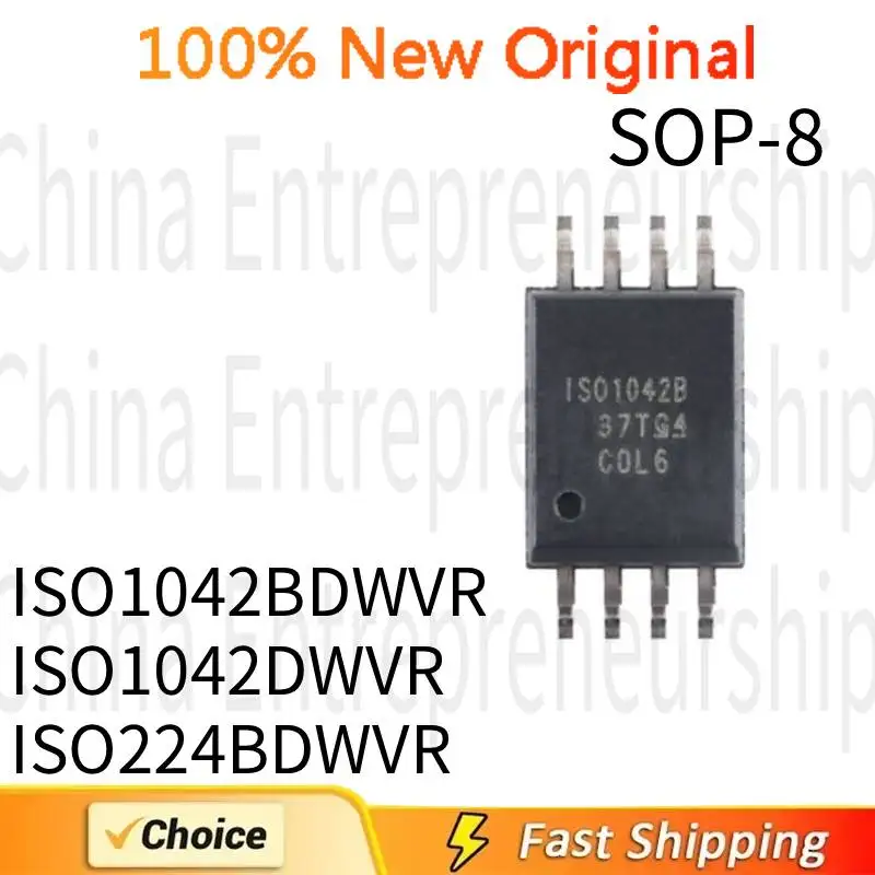 5 PCS SOP-8 ISO1042BDWVR ISO1042DWVR ISO224BDWVR SOP-8 Isolation amplifier IC chip 100%Quality Original/Quick delivery