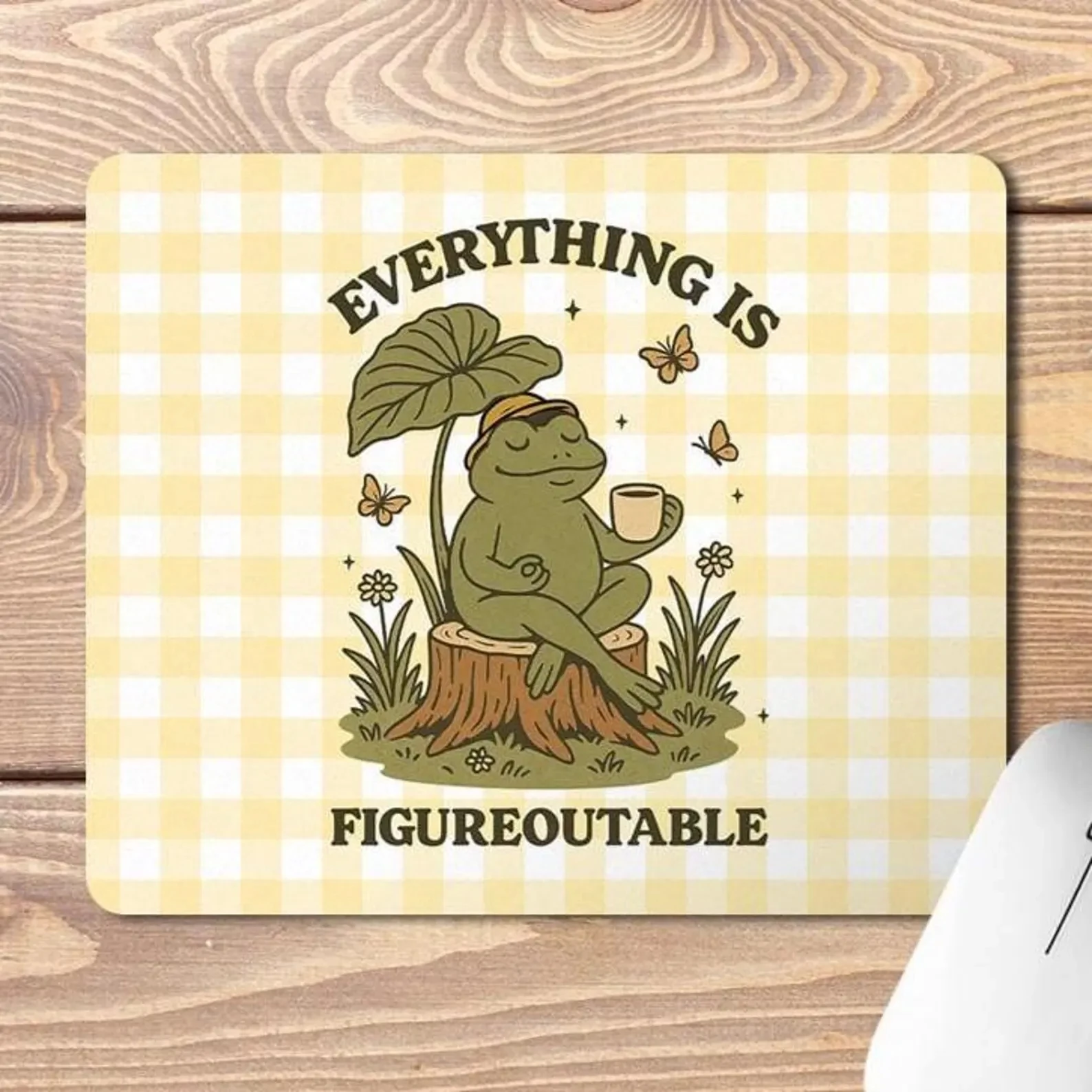 Mouse pad custom Rectangular gaming mouse Funny Quote Mouse Pad Interesting Meme Office Desk Accessory Durable Smooth Surface