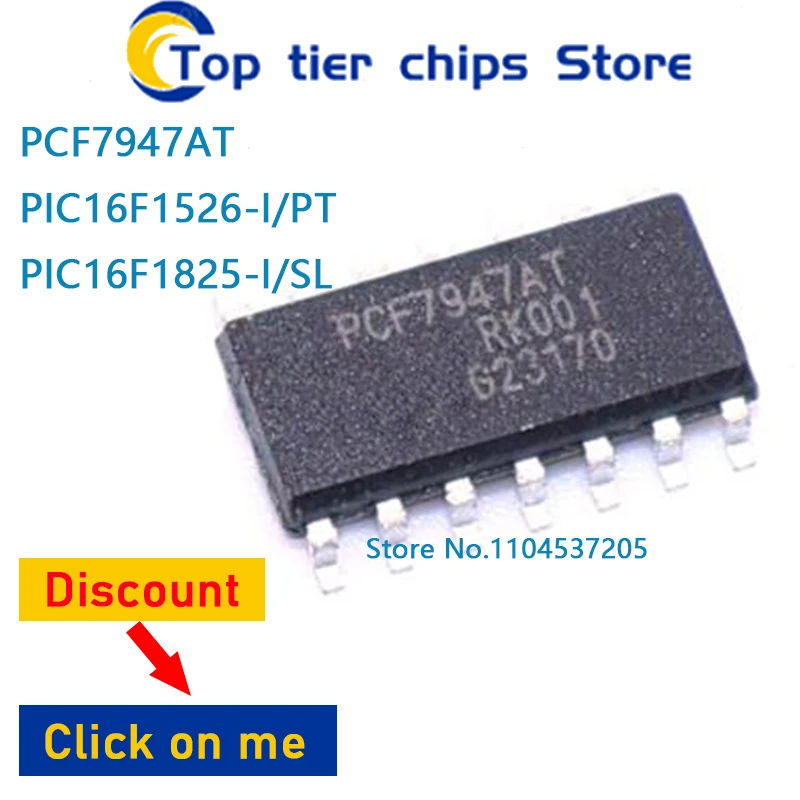 1PCS~10PCS/LOT  PCF7947AT PIC16F1526-I/PT PIC16F1825-I/SL SOP 100% NEW