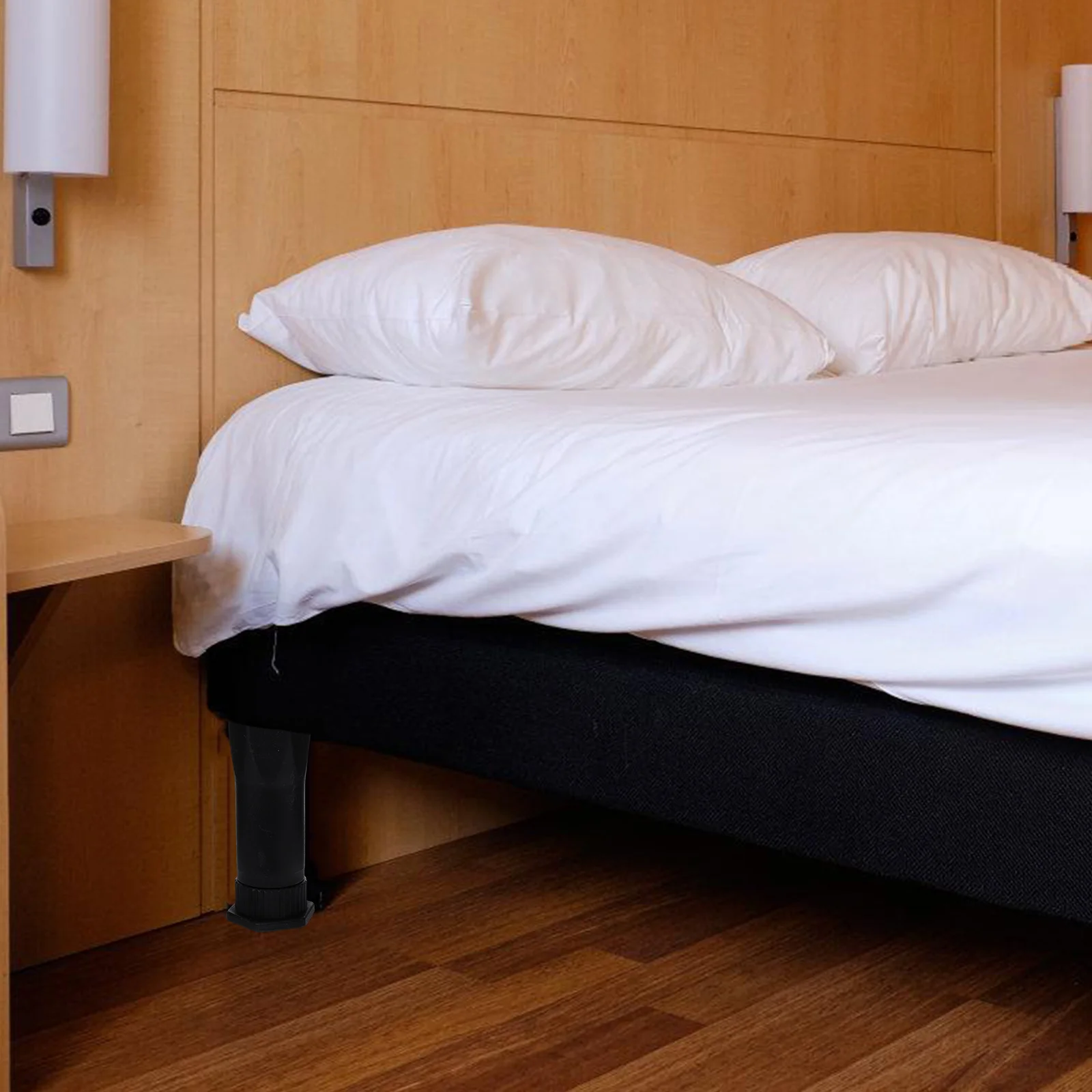 

4 Pcs Bed Legs Adjustable 15 25.5cm Replacement Parts Strong Furniture Shelf Column Bed Frame Leg Center for Mattress