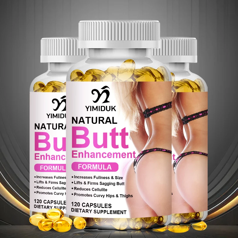Butt Plumping Support Capsules, with Maca Root & L-Arginine, Lift & Tighten, Promote Curves & Smooth Skin
