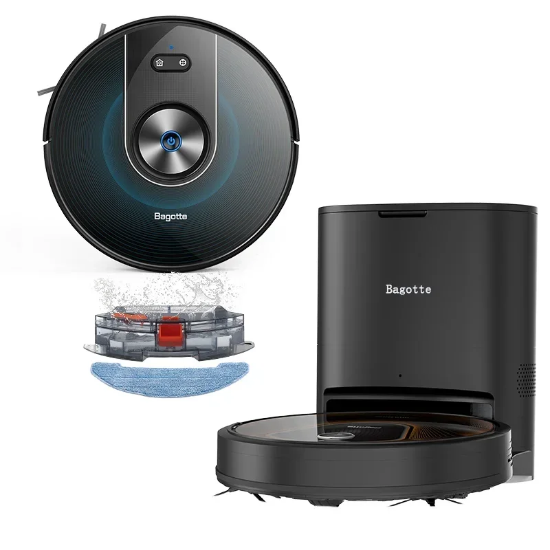 

Smart Home Appliances Floor Cleaning Aspiradora Robot - Mop Suction Electric Robot Vacuum Cleaner With Self-Emptying Dustbin