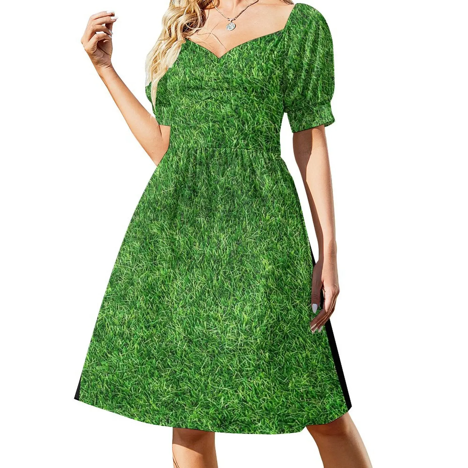 

COOL !!!! GRASS BLANKET !!!! Short Sleeved Dress women clothing 2025 new arrivals dress Dress