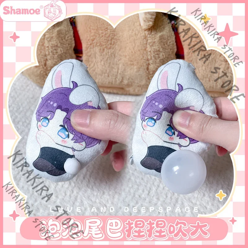 

Anime Cotton Schoolbag Pendant Love and Deepspace Sylus Caleb Rafayel Zayne Xavier Cosplay Figurine Accessories Hanging Drop