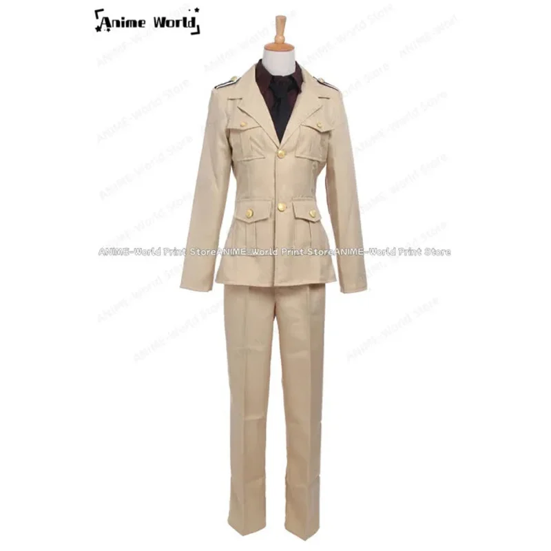 

《Custom Size》Anime Axis Powers Hetalia Feliciano Vargas Italy Cosplay Costume Christmas Party Halloween Uniforms;2,k'5,t;8.