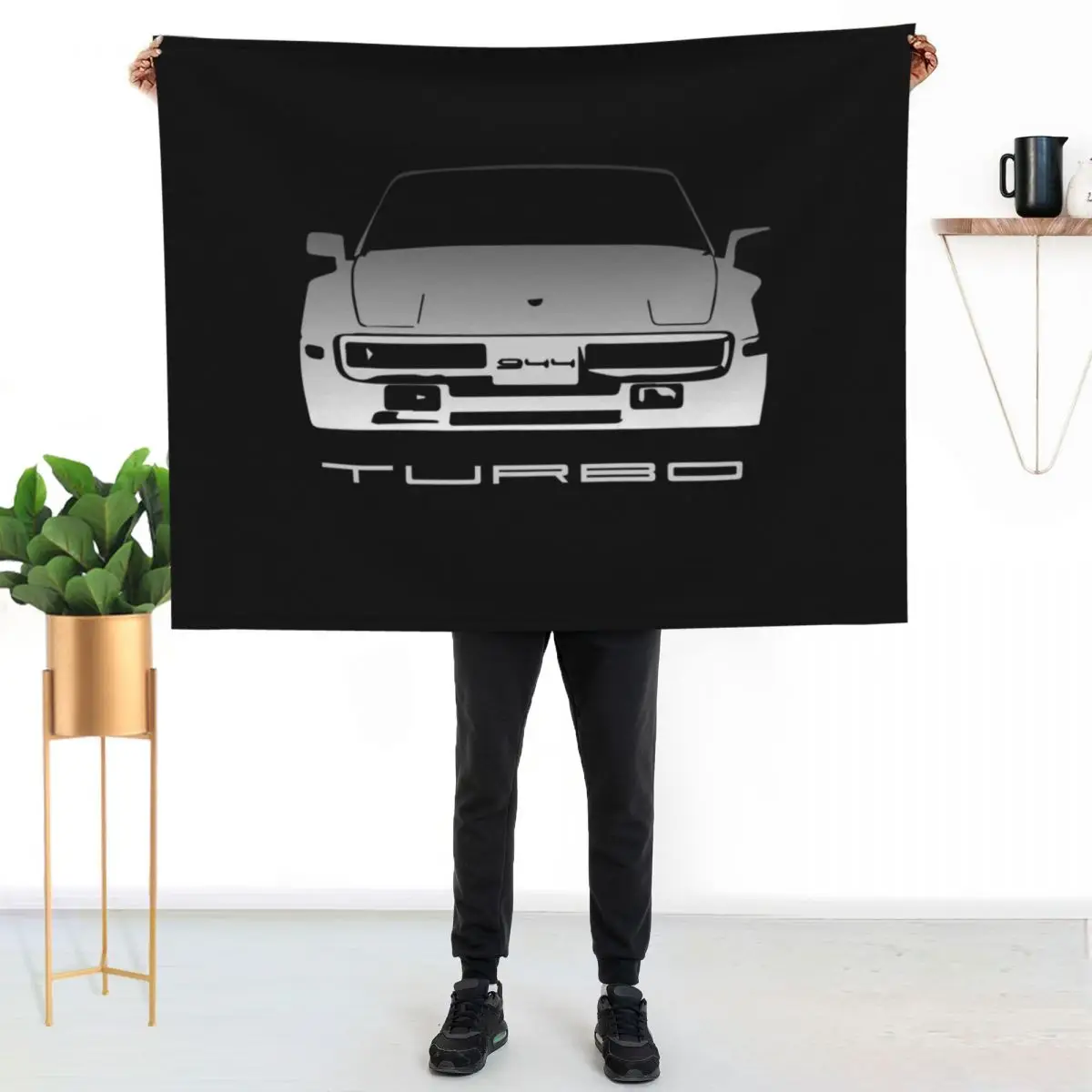 Vintage 944 Turbo Stencil Throw Blanket christmas decoration cosplay anime blankets ands Luxury St Luxury Soft Beds Blankets