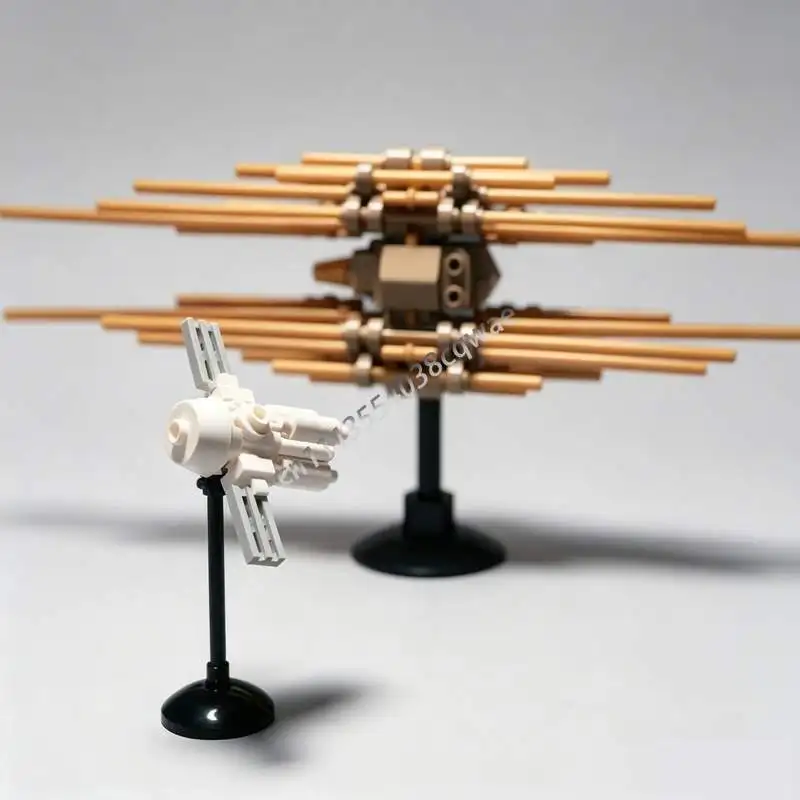 118PCS MOC Sci-Fi Space Exploration Spaceship Model Custom DIY Creative Assembly Educational Collection Toy Gift Building Blocks