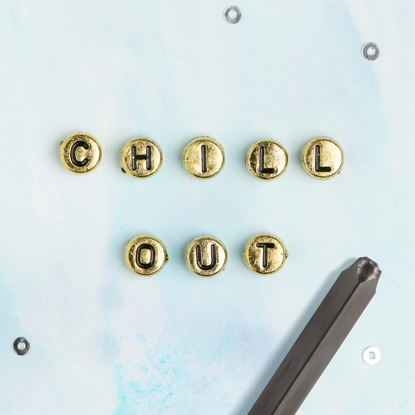 

1Set Metal Stamping Kit Heavy Duty Carbon Steel Alphabet Letter Number Stamps for DIY Metal Wood Crafts Jewelry Making