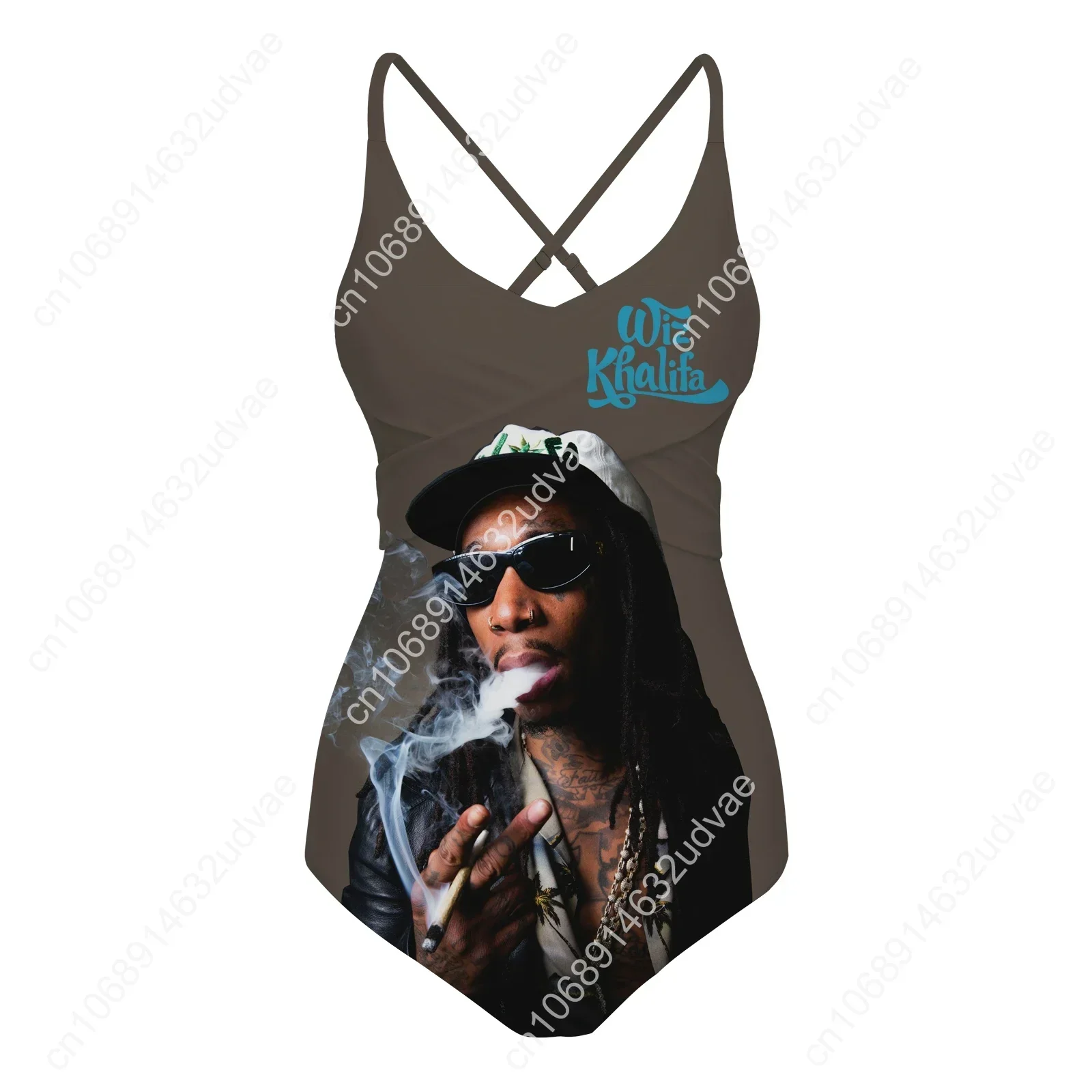 Wiz Khalifa Swimsuit Womens Sling Swimsuits Personalized Sexy Swimwear Pool Party Beach Bikini Summer Customize Bathing Suits