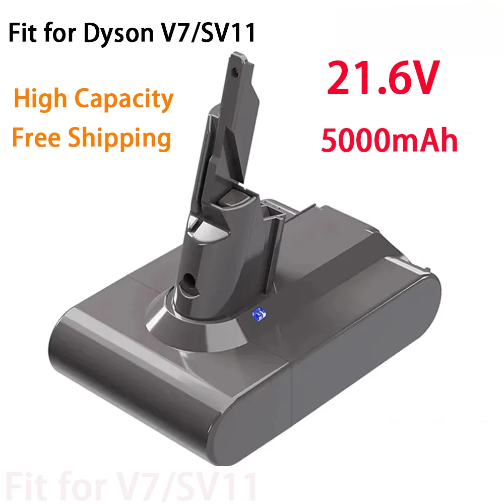 

21.6V Battery 5000mAh Li-ion Battery Replacement for Dyson SV11 V7 Animal Absolute Cordless Vacuum Cleaners