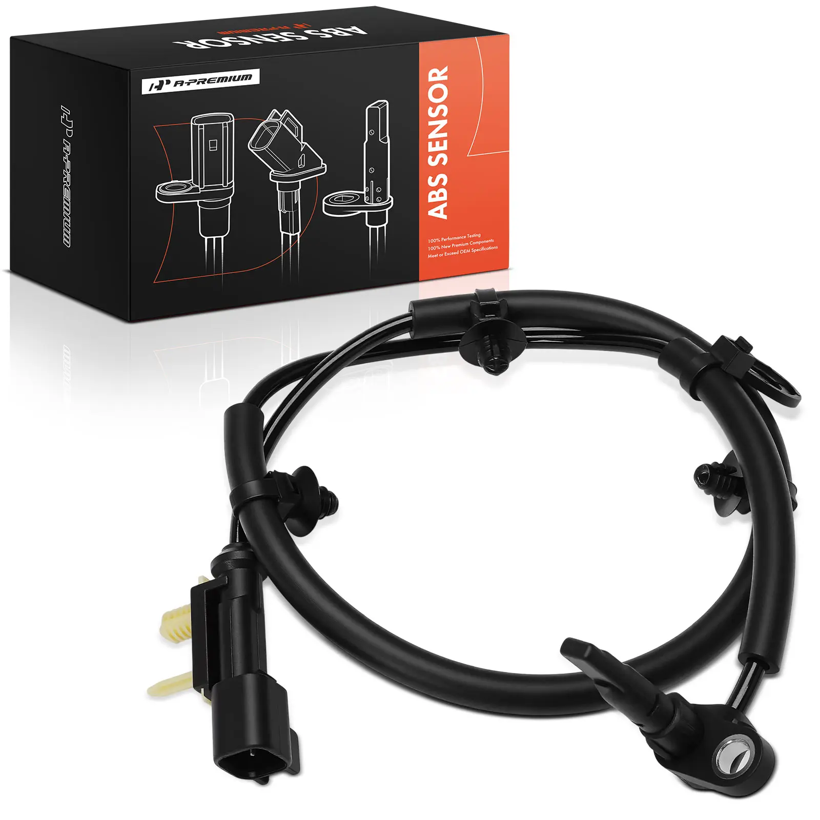 A-Premium Rear Driver or Passenger Side ABS Wheel Speed Sensor for Chevrolet Equinox 2022-2024 GMC Terrain 2022-2024