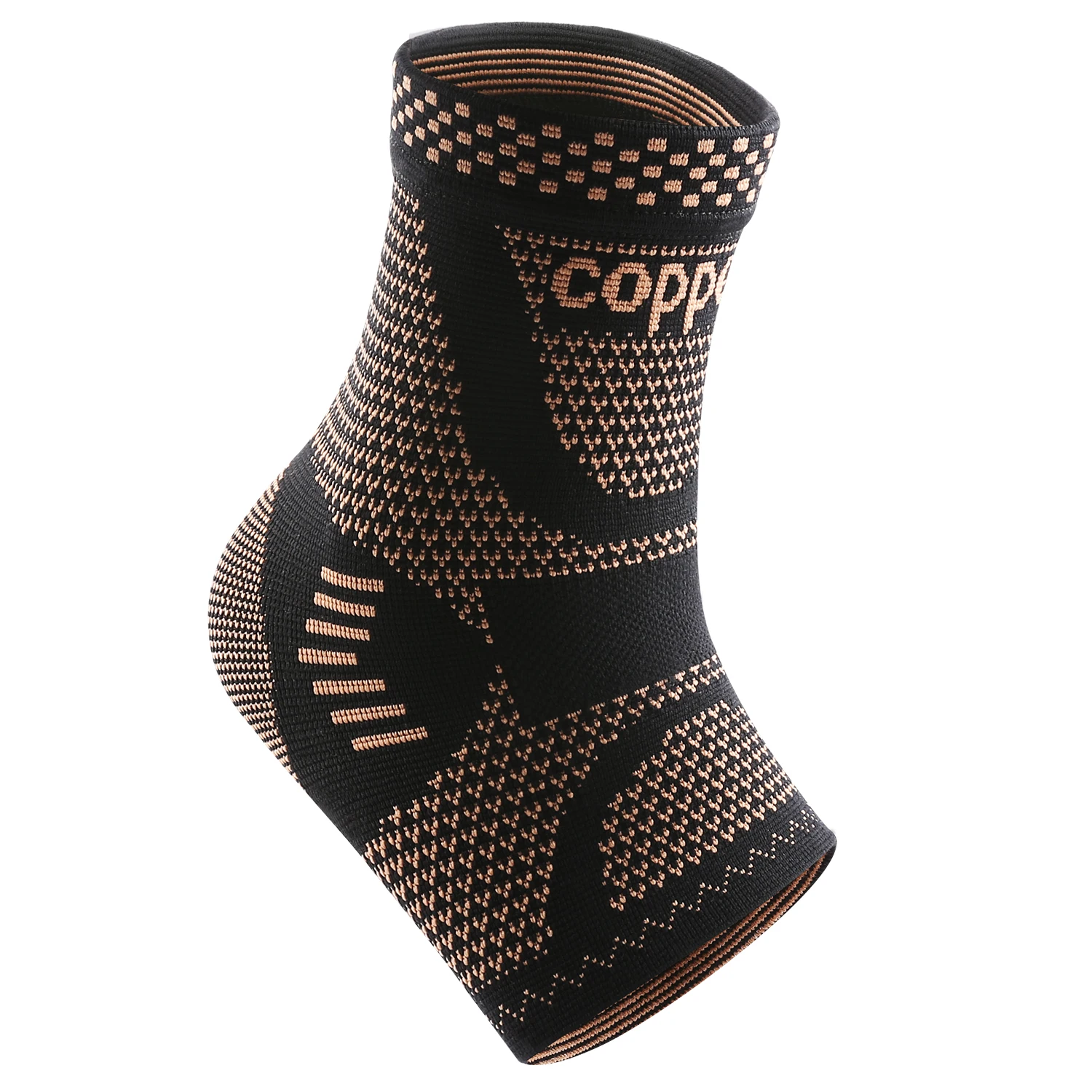 Adjustable compression copper fiber ankle support, suitable for men and women, running, hiking, basketball, ankle support, sport image 6
