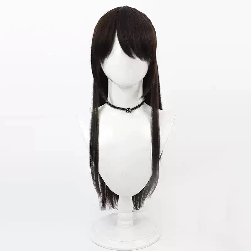 Blue Archive Kurimura Airi Cosplay Wig Black Brown Heat Resistant Synthetic Hair Halloween Party Role Play Carnival + Wig Cap