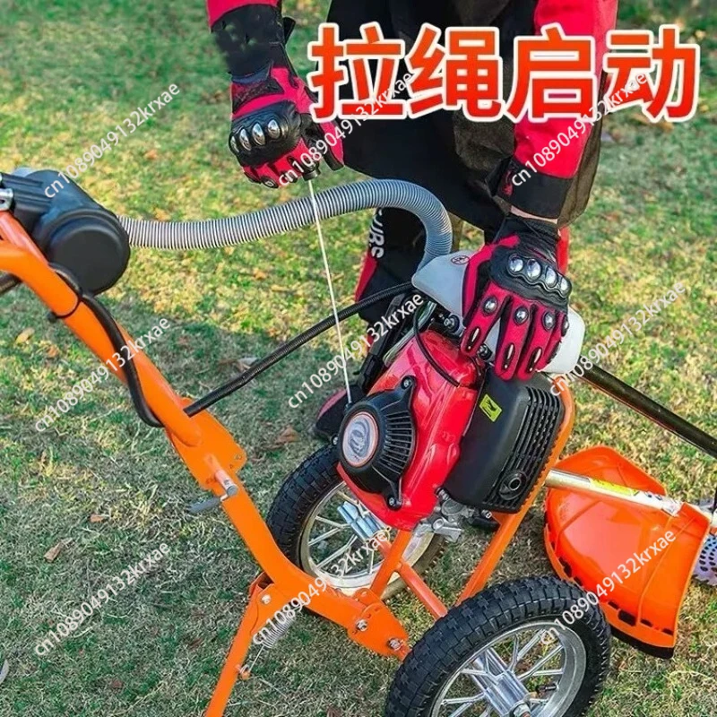 Agricultural Lawn Mower Orchard Lawnmower Diesel 4/2 Stroke Garden Wasteland Ditching Machine
