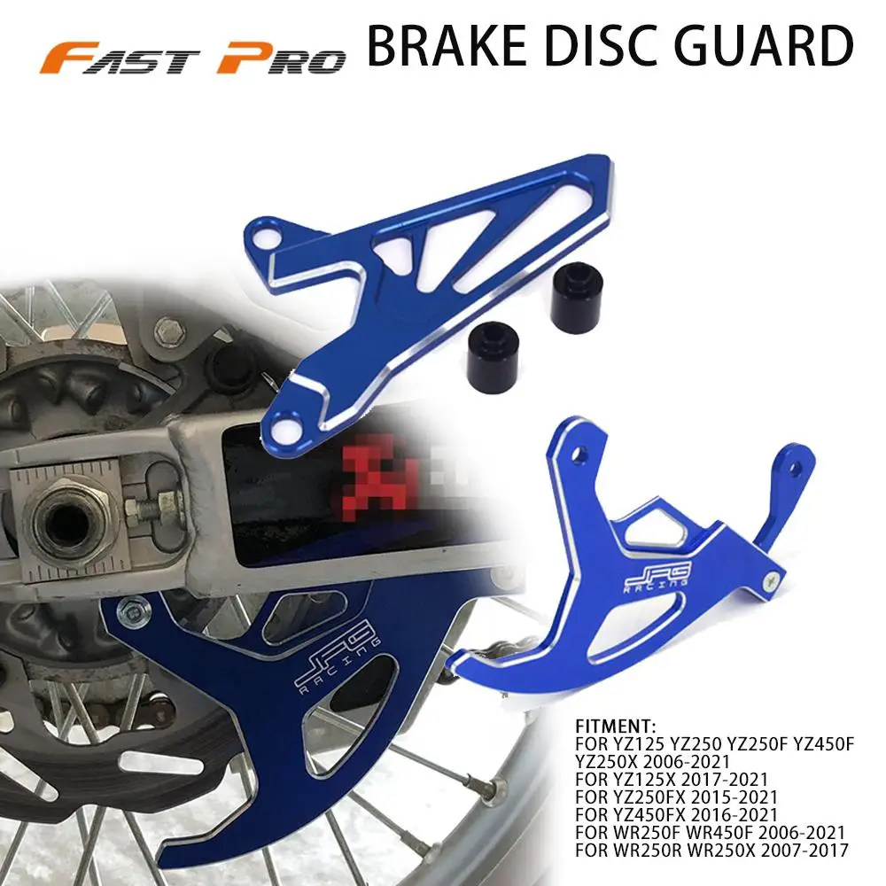 CNC Rear Brake Disc Guard Cover For YAMAHA YZ125 YZ250 YZ250F YZ450F YZ250X YZ250FX YZ450FX WR250F WR450F YZ YZF WRF 250 450