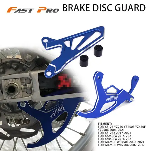 Cubierta protectora de disco de freno trasero CNC para YAMAHA YZ125 YZ250 YZ250F YZ450F YZ250X YZ250FX YZ450FX WR250F WR450F YZ YZF WRF 250 450