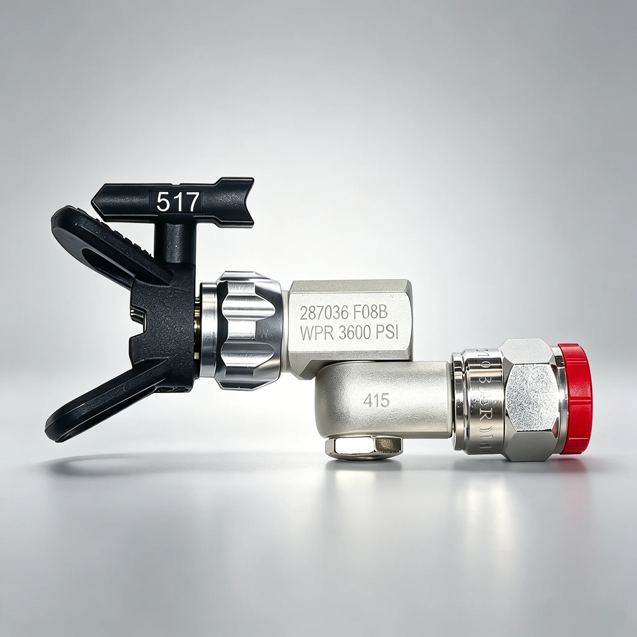 Airless Spray Cleanshot Valve 287036 With Tip Shut-off Value Adapter Joint For High Pressure Spray Gun Swive