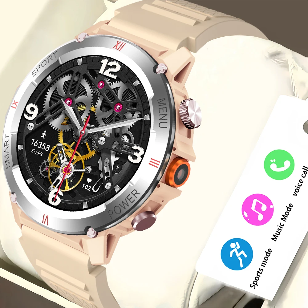 

2024 New Men's Smartwatch 5.3 Bluetooth Calling 1.46-inch full Screen touch Screen with Multiple sports Modes Men's Smartwatch